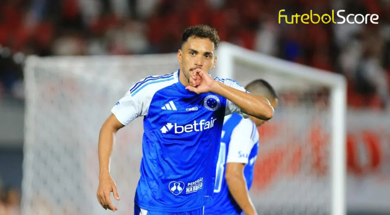 Eduardo marca duas vezes, Cruzeiro supera Vila Nova novamente e avança às oitavas da Copa do Brasil